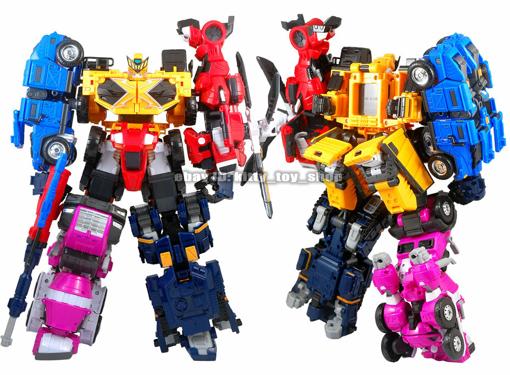 Kids Toy Miniforce Penta X Ranger Robot Bot PENTATRON 5 in 1 Combiner Figures