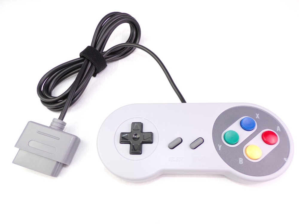 2-PACK Super Nintendo SNES Console Replacement SFC Controller 6FT Cord - NEW