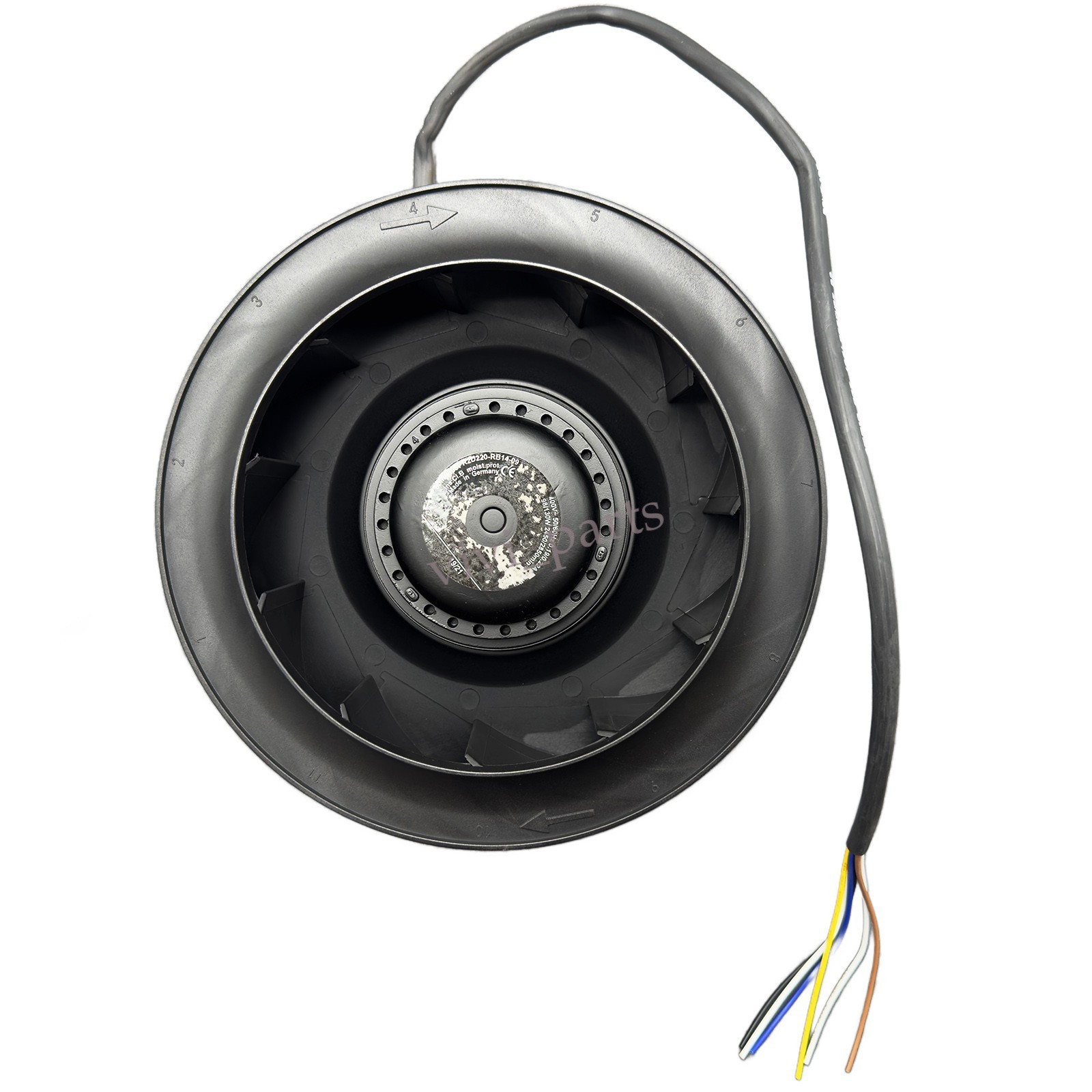 R2D220-RB14-09 Cabinet Fan for Ebmpapst AC 400V 130W 0.22A 50/60Hz 220MM 2450RPM