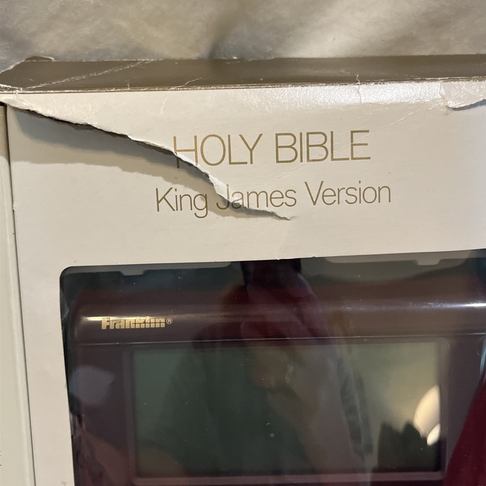 Franklin Computer Holy Bible King James Version Model KJ-21 1989 Complete Tested