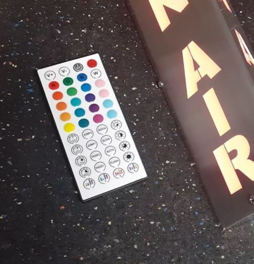 Lighted Sign "ON AIR" 18 inch. *intended for for direct hardwiring*. See desc.