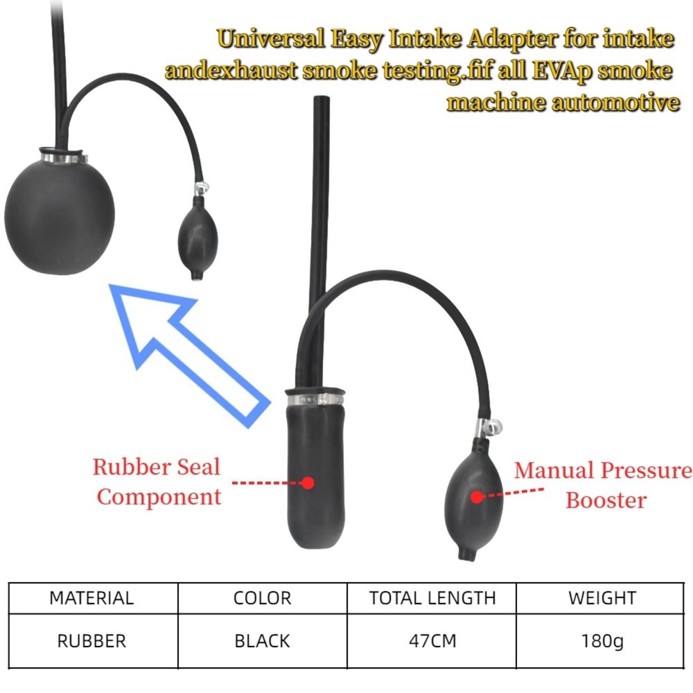 Csttler Universal Adapter, Smoke Machine Leak Detector Inflatable Bladder，...