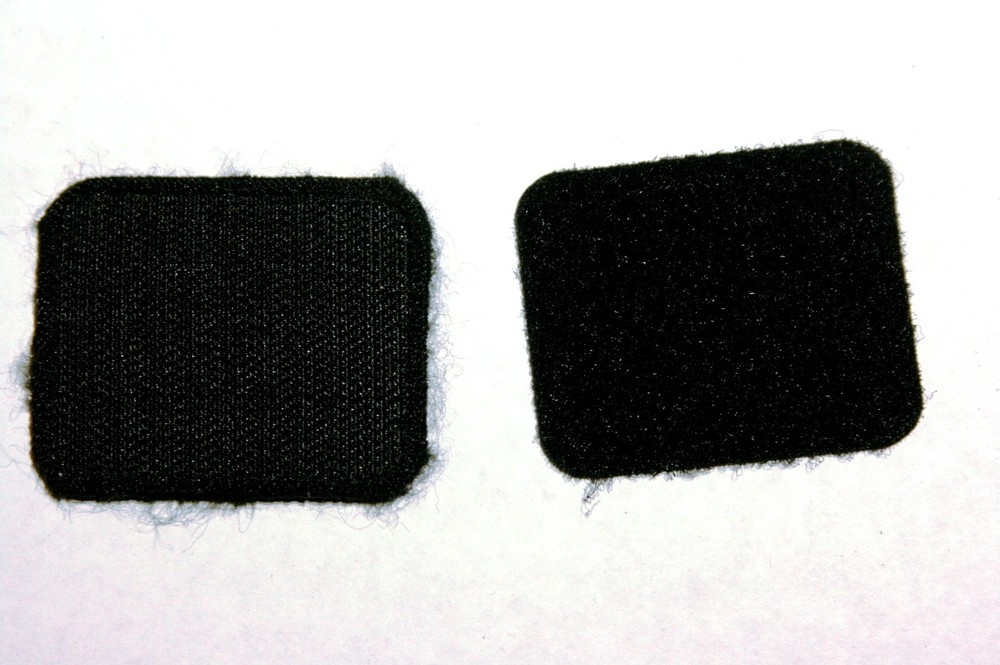 V - "Velocity Systems" Tactical Morale Patch Black & White PVC *NEW Hook & Loop