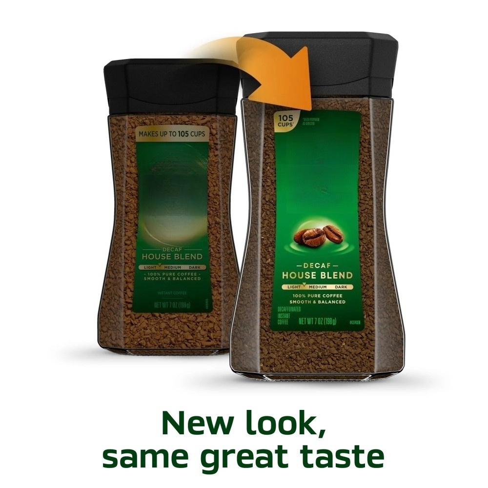 (2 pack) Taster's Choice Decaf House Blend, Medium Light Roast Instant Coffee