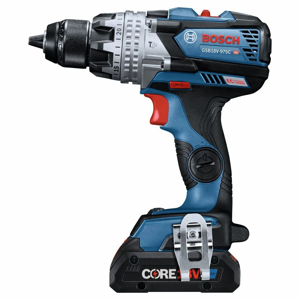 Bosch 18V 1/2 Inch Hammer Drill Driver Kit Refurbished
