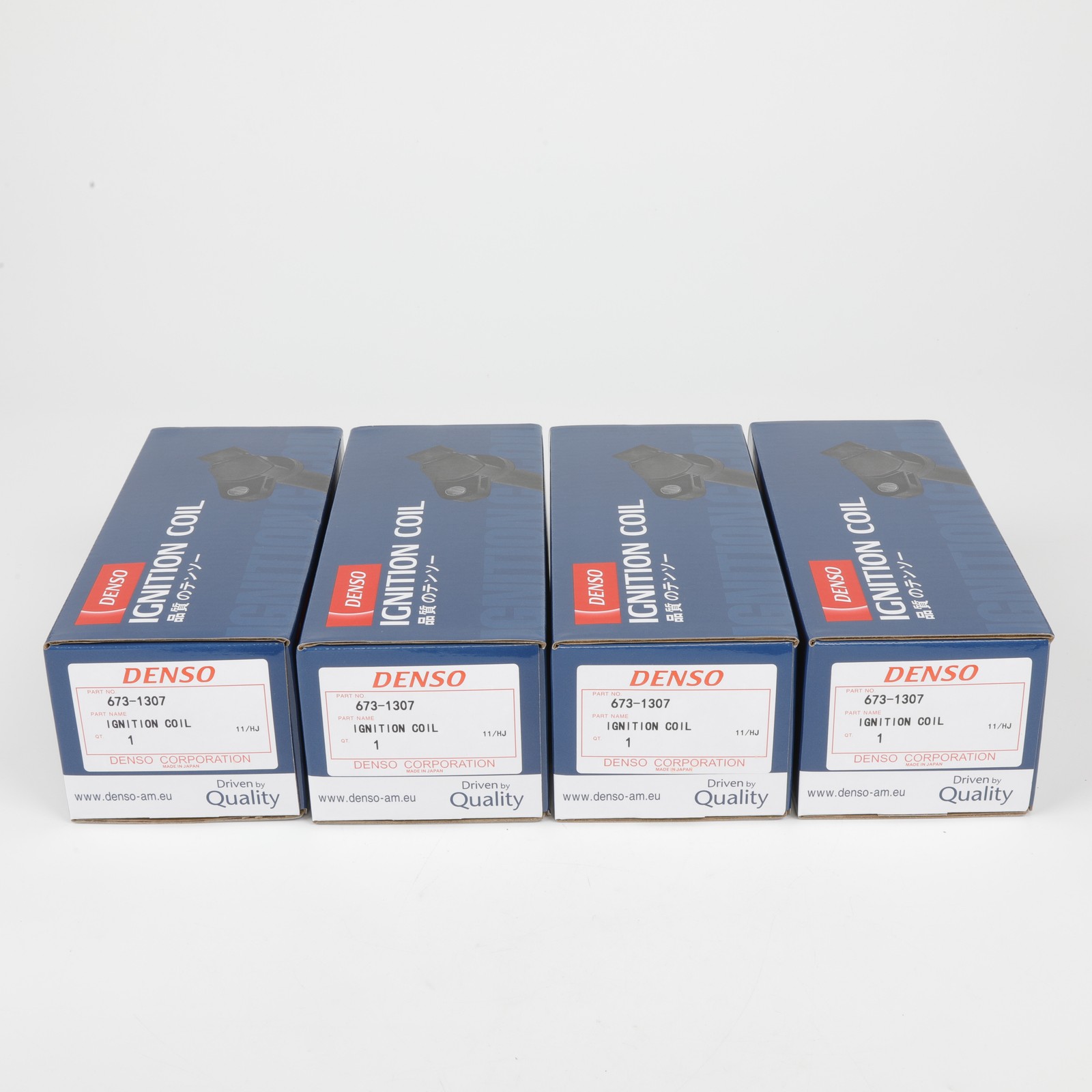 4PCS DENSO 90919-02244 673-1307 Ignition Coils For 2001-2008 Toyota Rav4 2.4L L4