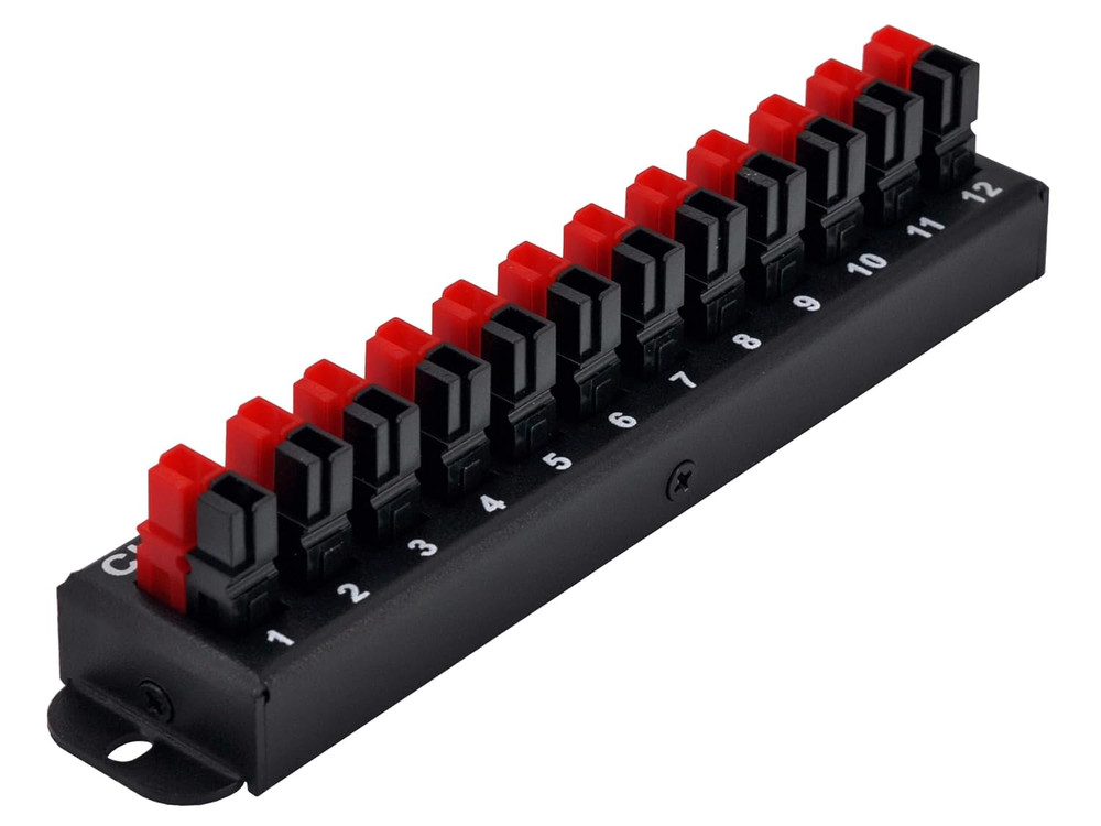 F-1012 12-Position 45A Electrical Power Distribution Block Module, Connector Pow