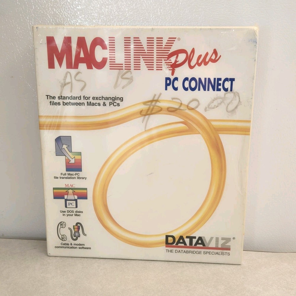 MacLink Plus PC by DataViz for Macintosh System 7 NEW & SEALED Data Viz