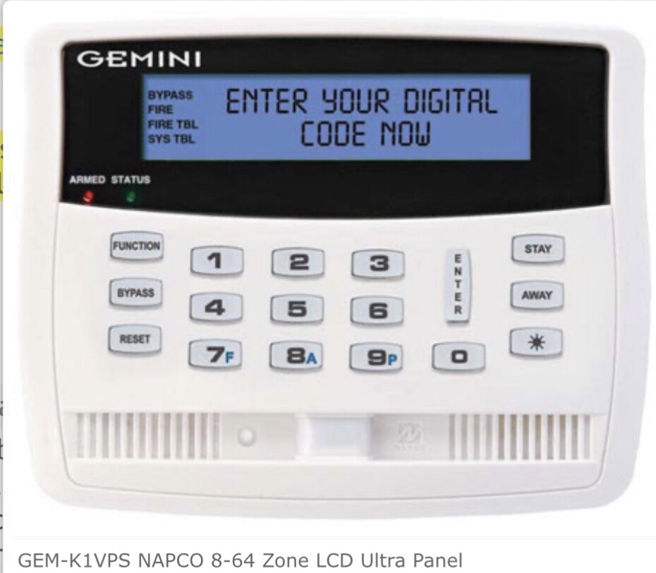 Napco Gemini Talking Keypad (GEM-K1VPS)