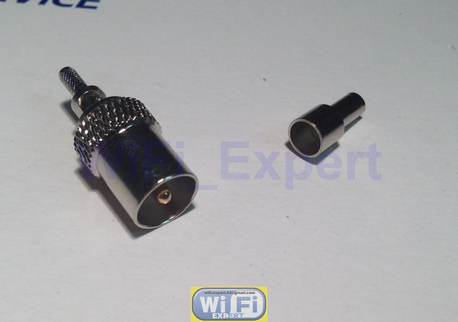 IEC DVB-T TV PAL Male Crimp for RG174 RG179 RG316 RG188 Coax Cable RF Connector
