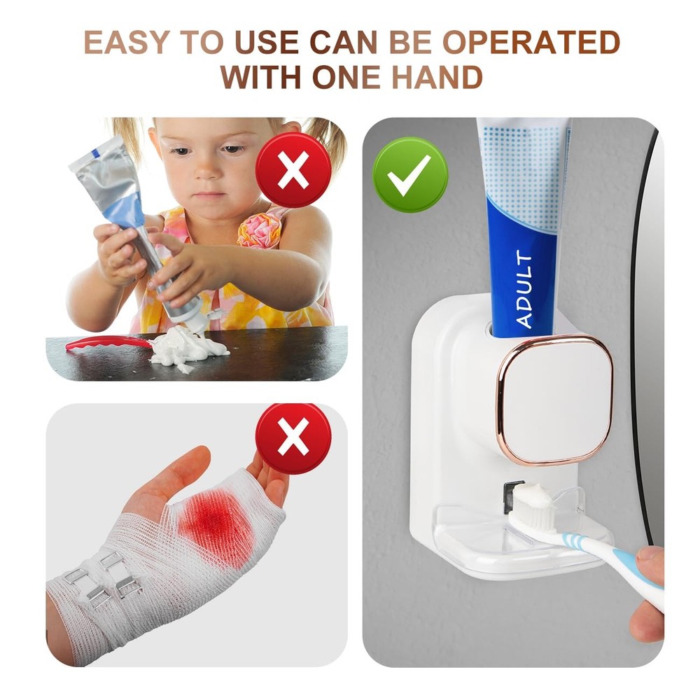 Automatic Toothpaste Dispenser Kids - Electric Toothpaste Dispenser -Tooth pa...