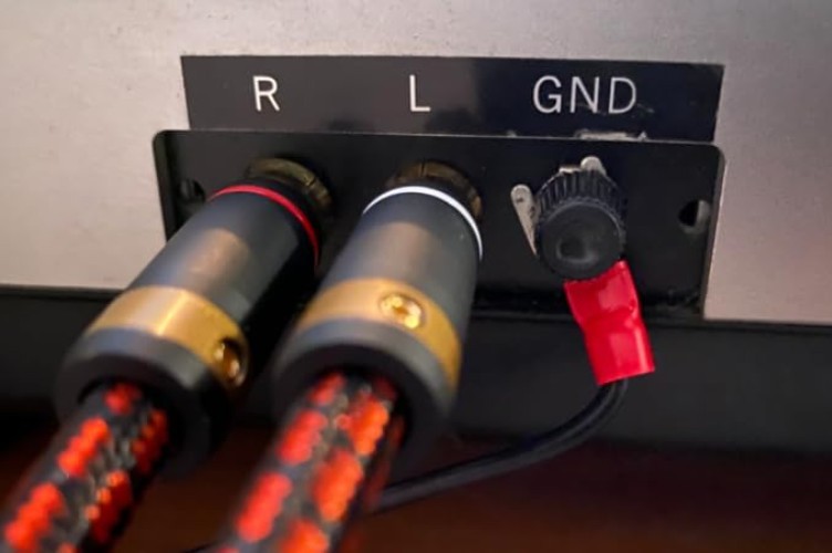 High-Quality 5-ft Ground Wire for Turntables - Eliminates Static & Interference