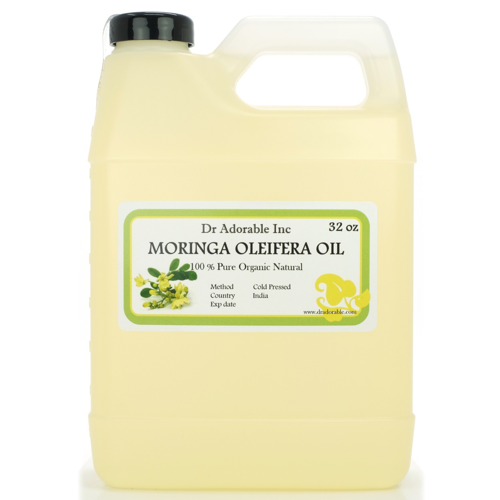 Organic Moringa Oleifera Oil  100% Pure Organic 2 oz up to Gallon Free Shipping