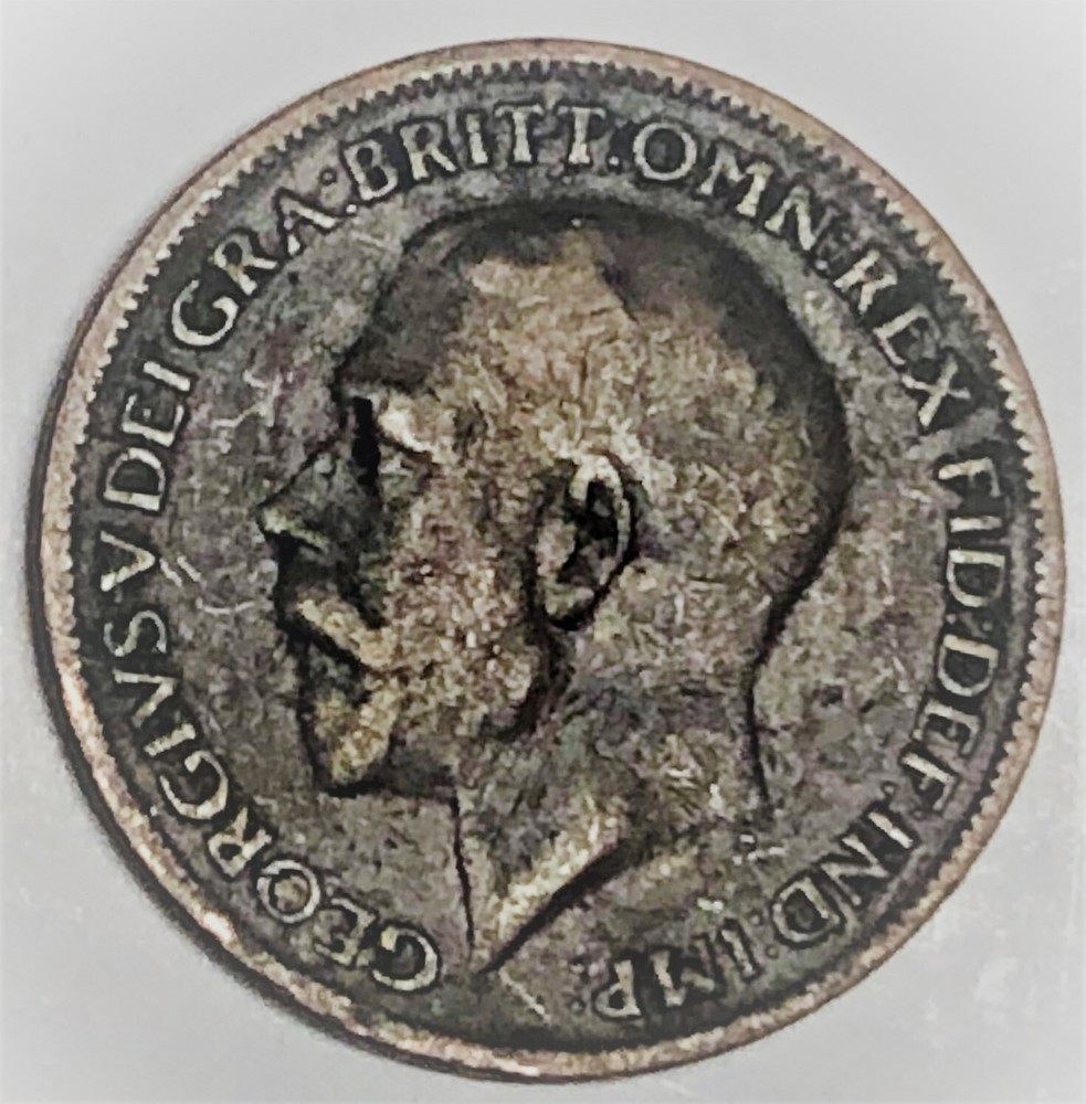 # C9162 GREAT BRITAIN COIN, FARTHING 1918