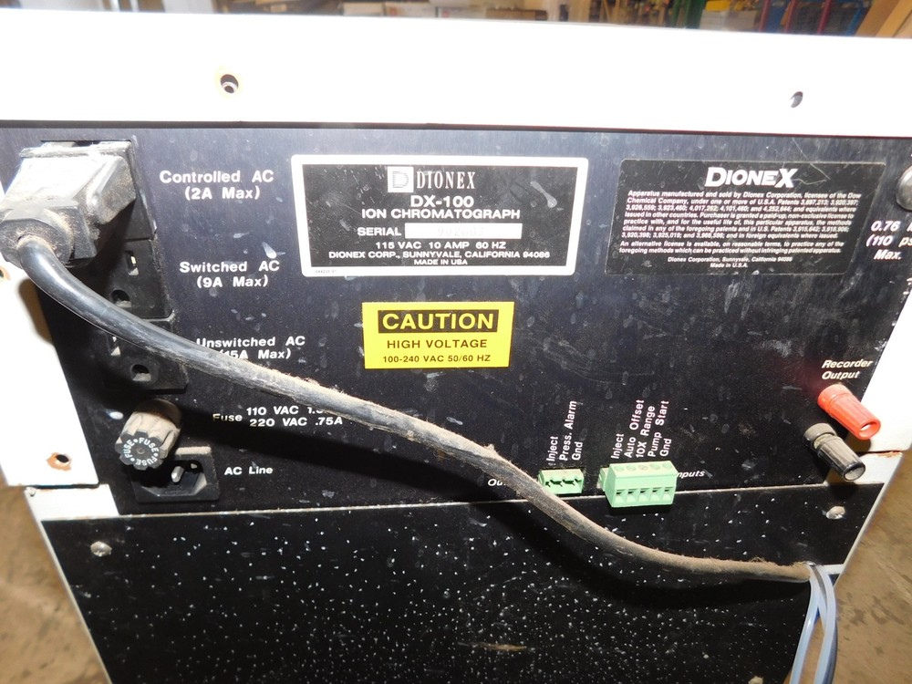 DIONEX DX-100 ION CHROMATOGRAPH (#4583)