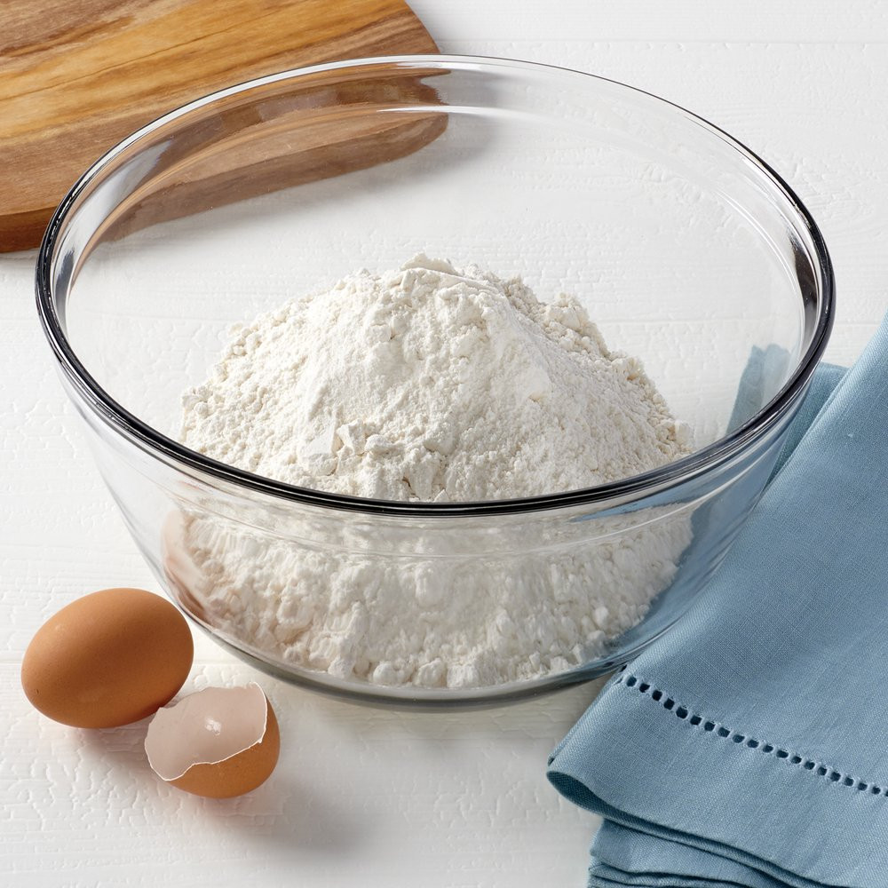 Mainstays Clear Glass Mixing Bowl Baker Kitchen,4QT