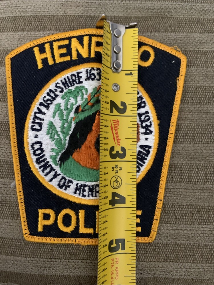 Henrico Police Patch Virginia VA