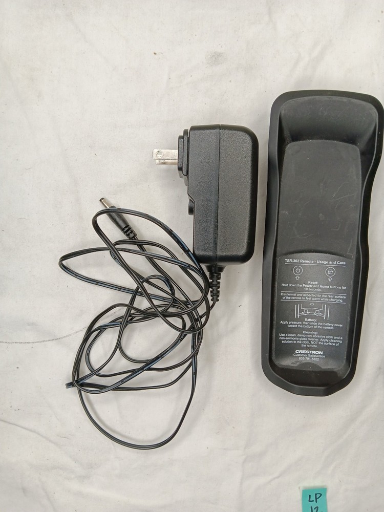 Crestron Handheld Touch Screen Remote W/ 4520465 Cradle Fair Condition