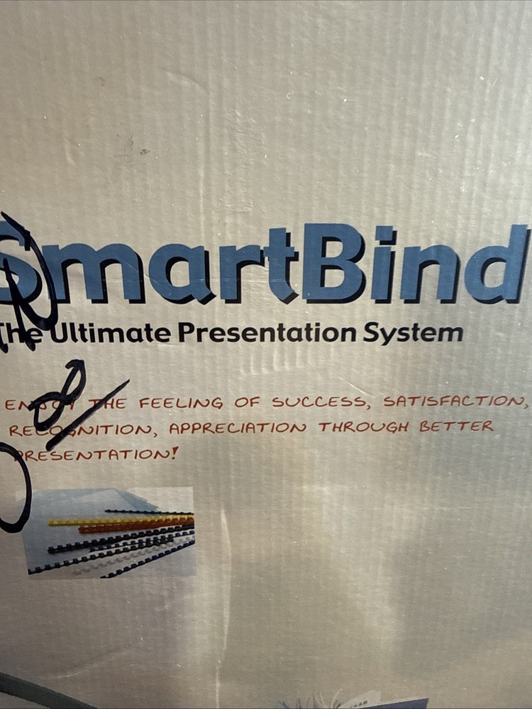 Unimate Smartbind Manual Comb Binding Machine NEW Ultimate Presentation System