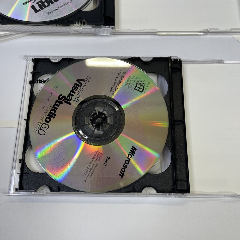 Microsoft Visual Studio 6.0 Professional Edition Upgrade W/key