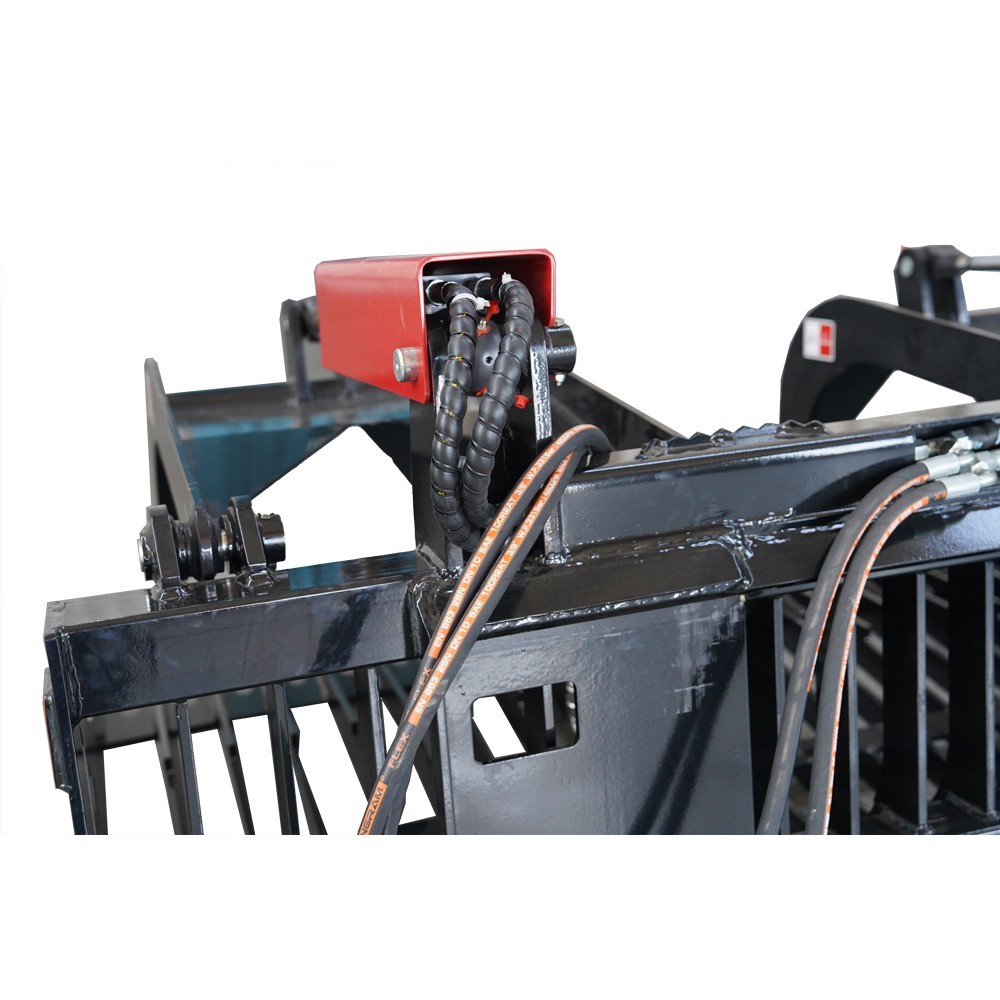 72 Rock Grapple Bucket for Skid Steer Attachment Quick Attach
