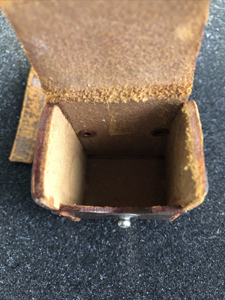 Vintage Tower Light Meter with Leather Case