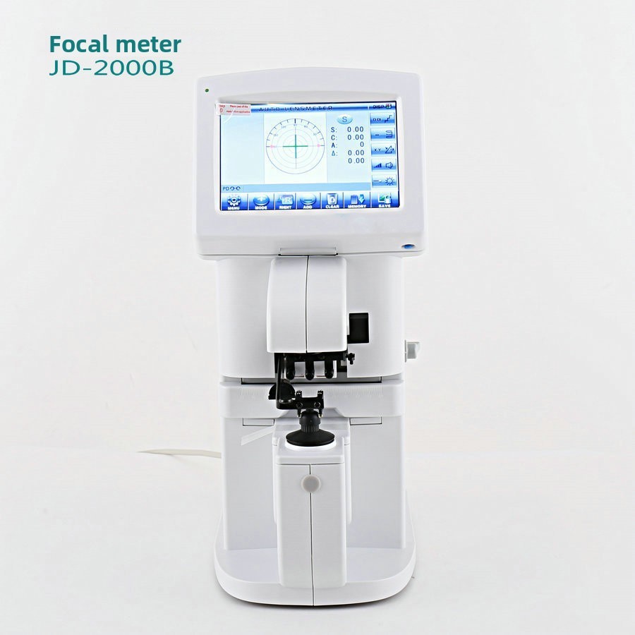 JD2000B Digital Automatic Lensometer PD Measurement Optometry Focimeter 110V