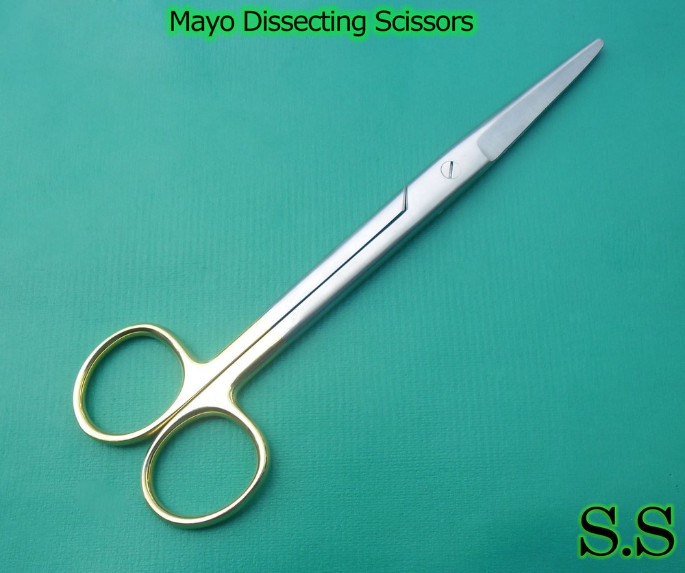 T/C Mayo Dissecting Scissors Straight 6.75" Surgical