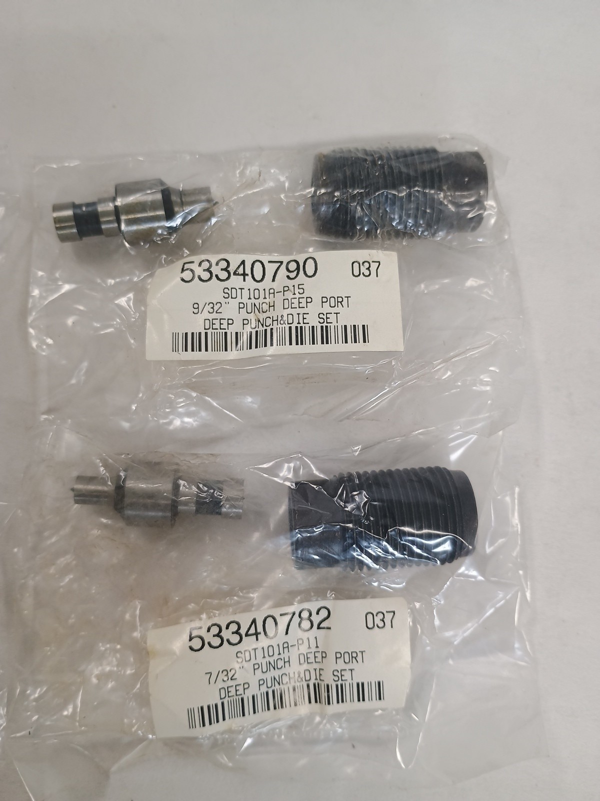 Roper Whitney Set of 4 Punches and Dies Deep port SDT101A