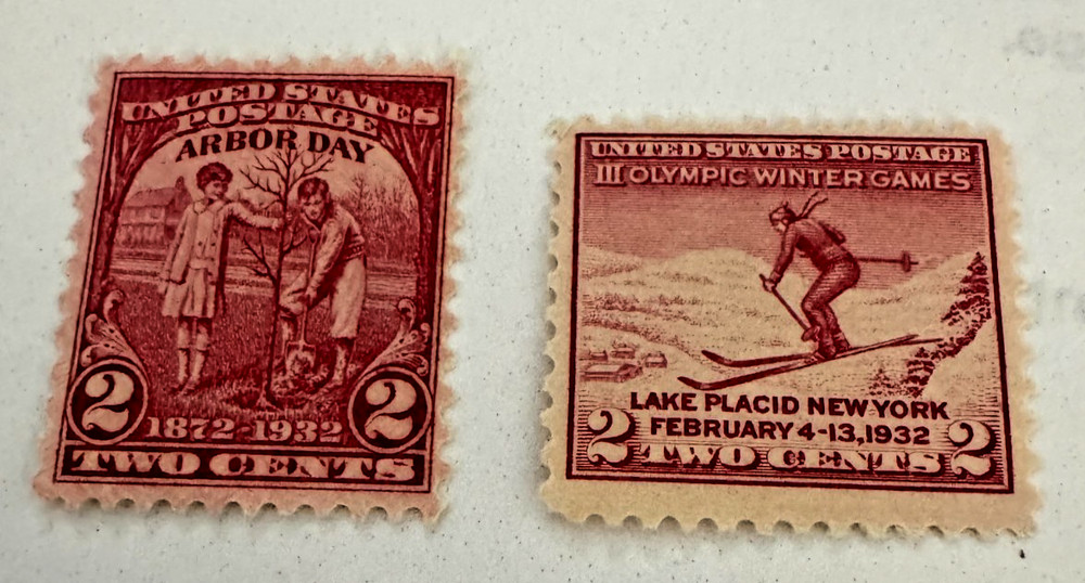 US Scott 598-99 Mint Never Hinged OG