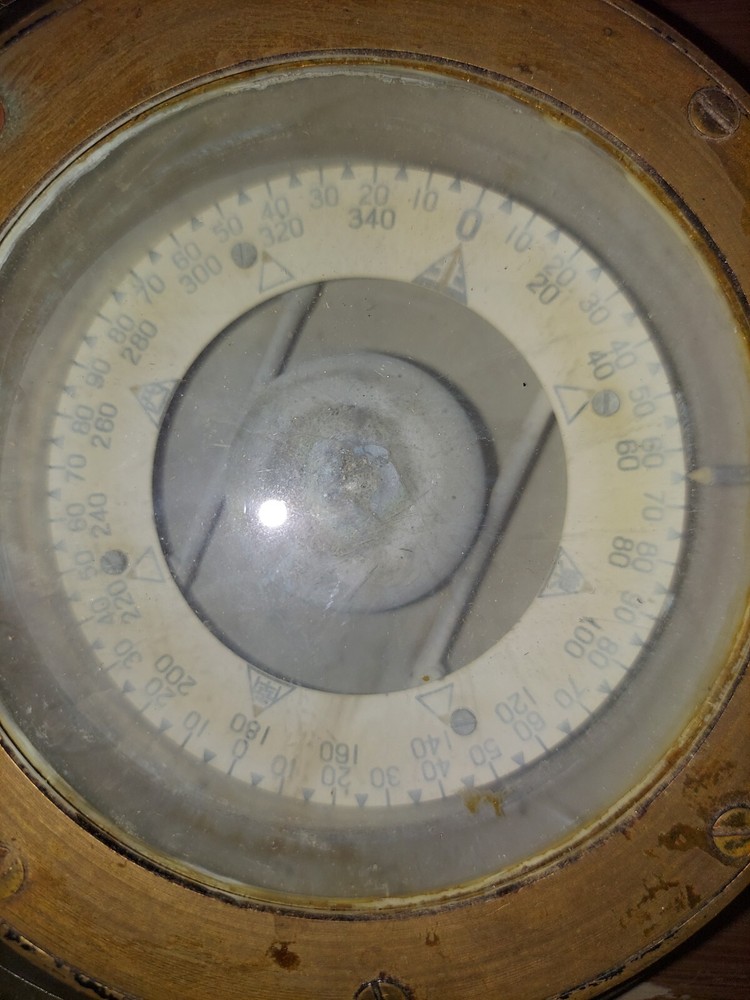 WWII Japanese Navy Boxed Boat Compass