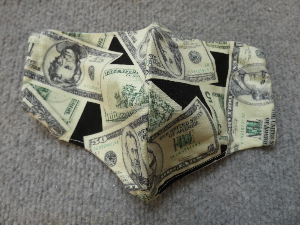 PROTECTIVE CLOTH FACE MASK MONEY