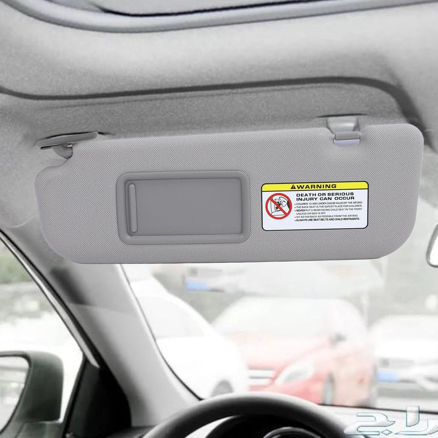 Pair Driver & Passenger Side Sun Visor Pair Set For 2012-2015 Hyundai Veloster