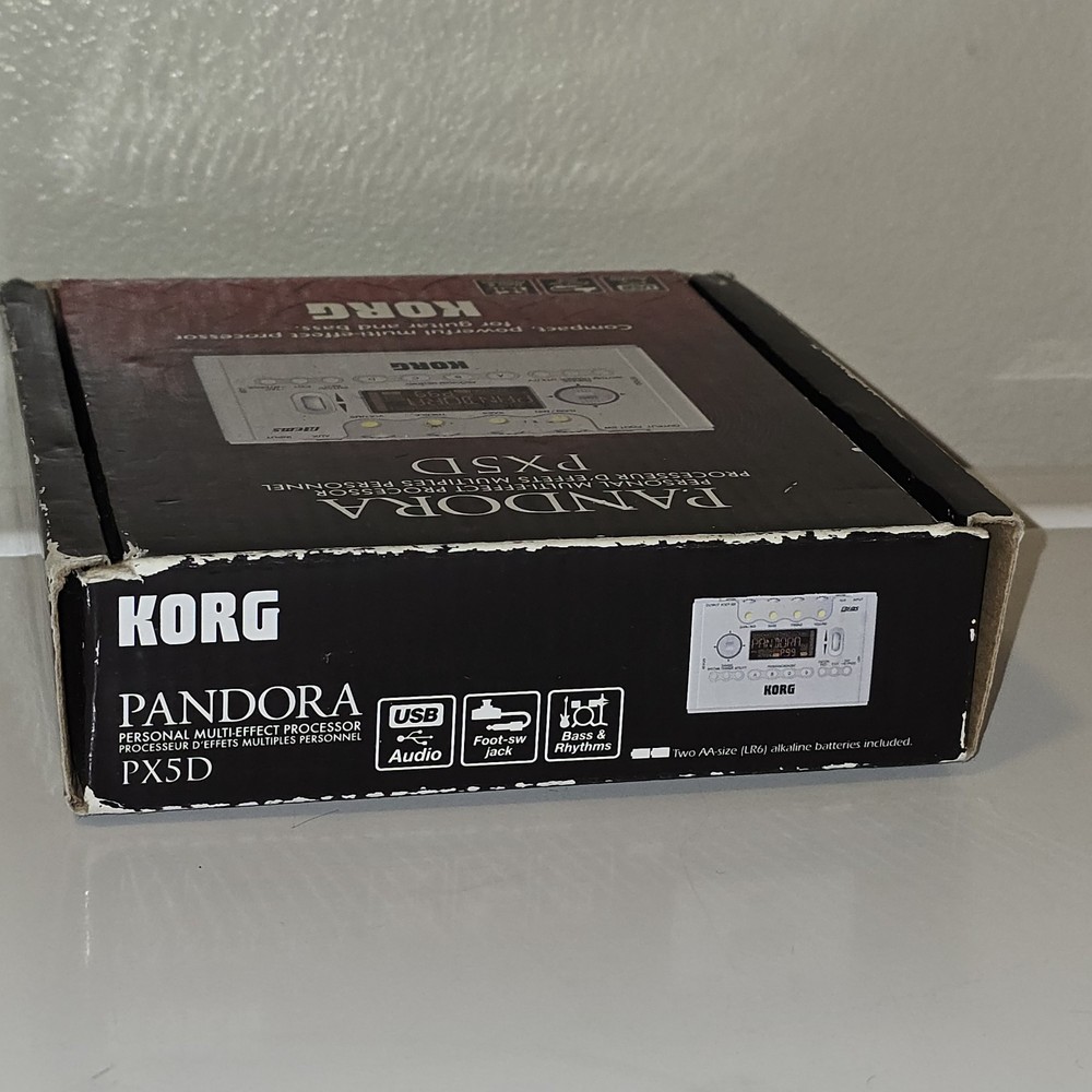 Korg Pandora PX5D Personal Multi Effects Processor Works Great NICE