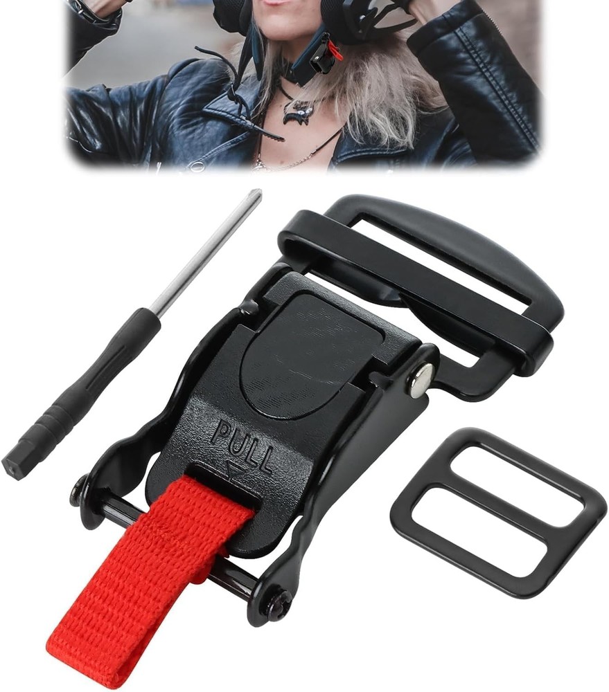 Motorcycle Helmet Quick Release Buckle Kit