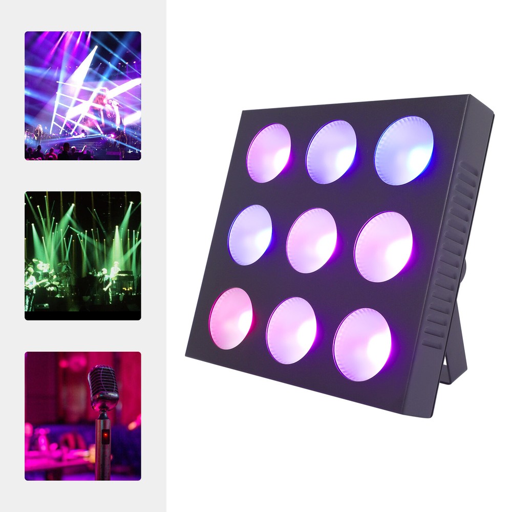 LED 4-In-1 DJ Light Rectangular Stage Light Stage Projection Effects Lamp RGBW