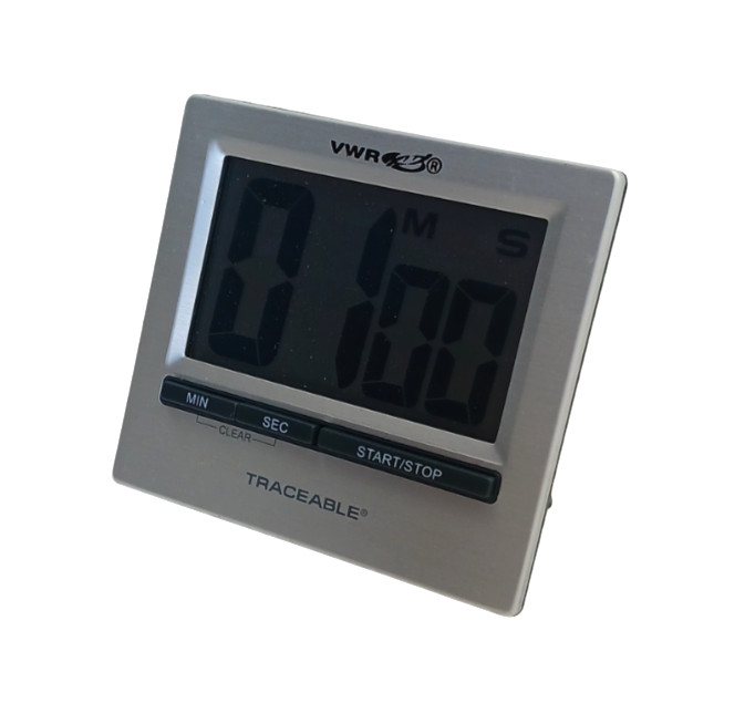 VWR Giant-Digits Digital Countdown Timer Silver 89087-398 PART051