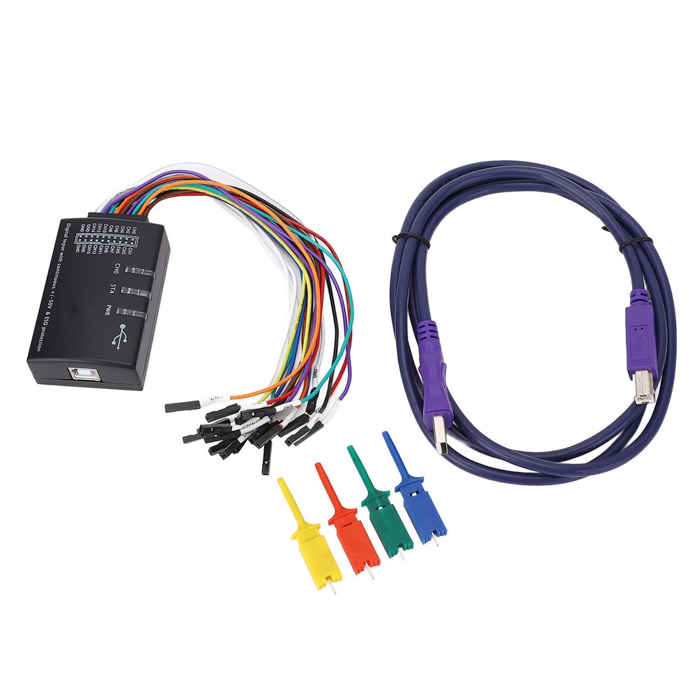 Logic Analyzer 100M Sampling Rate Compact USB Logic Analyzer Tool Supply Part