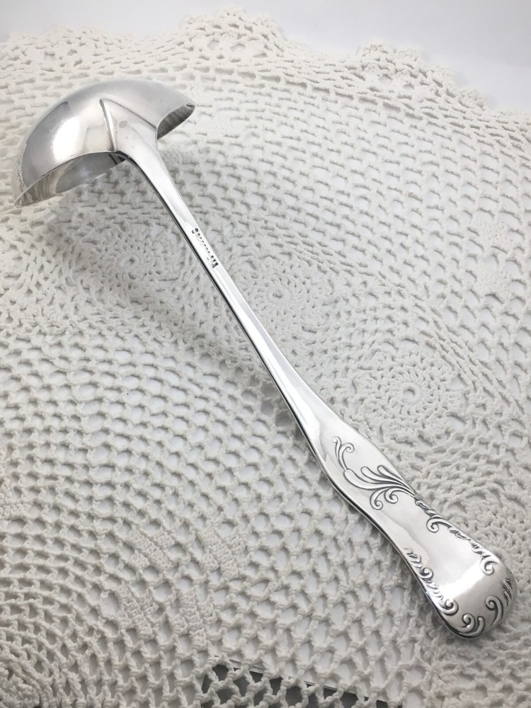 Rogers OPAL International Silver Plate Solid Soup Ladle