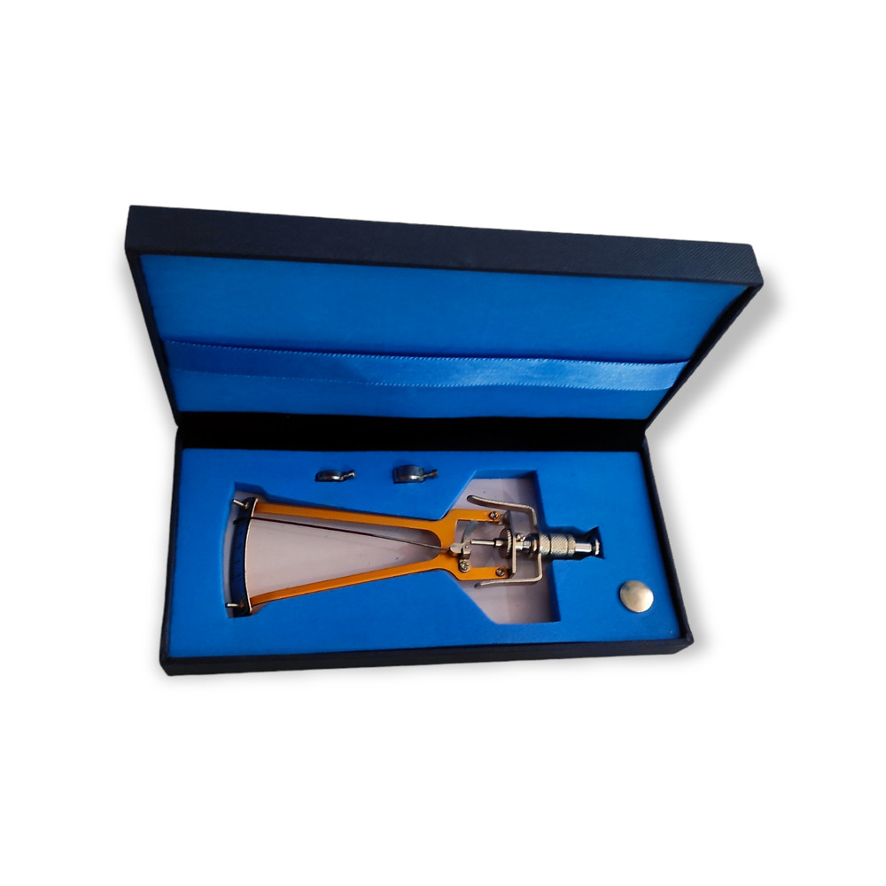 Optometry Schiotz Tonometer With Conversion Table And Blue Presentation Case