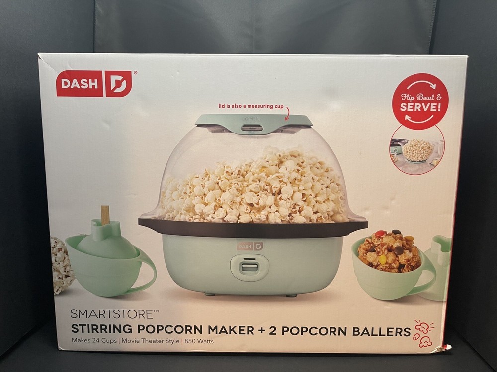 Dash SmartStore Stirring Popcorn Maker 850 Watts