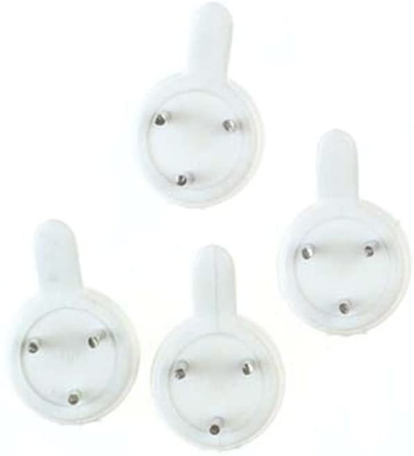 X-HOOKS Hard Wall Picture Hooks Small Nylon (40 Pack)