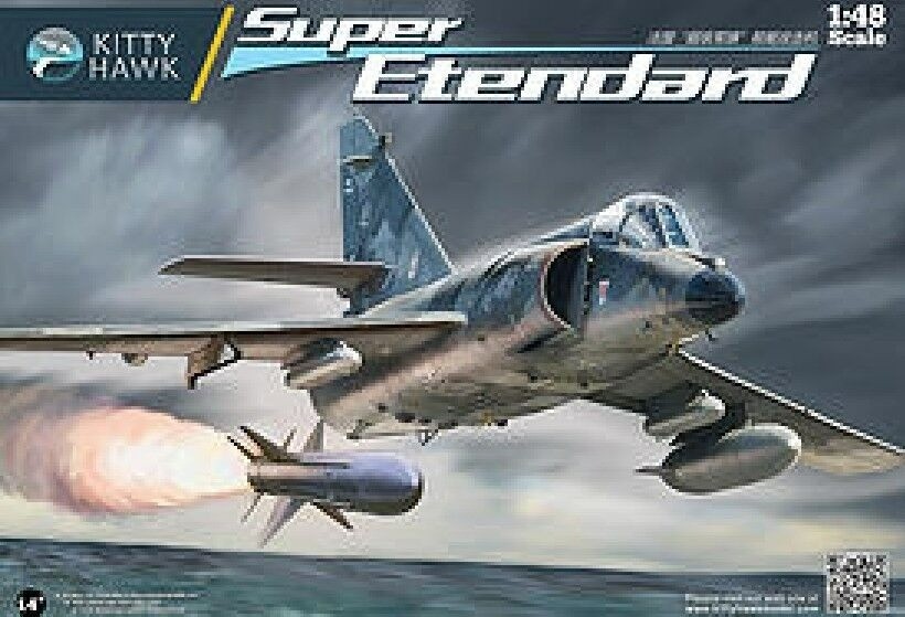 Kitty Hawk 80138 1/48 Super Etendard  Assembly Model Kit