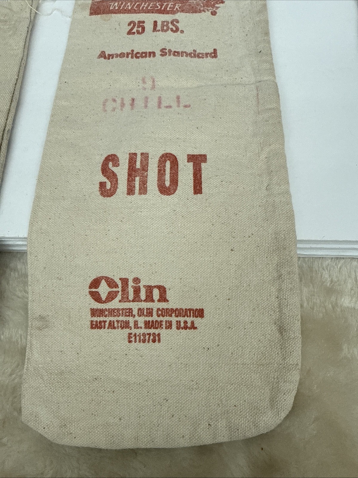 Canvas Shot Bag Lot Of 3 Allstar Winchester Lawrence Brand