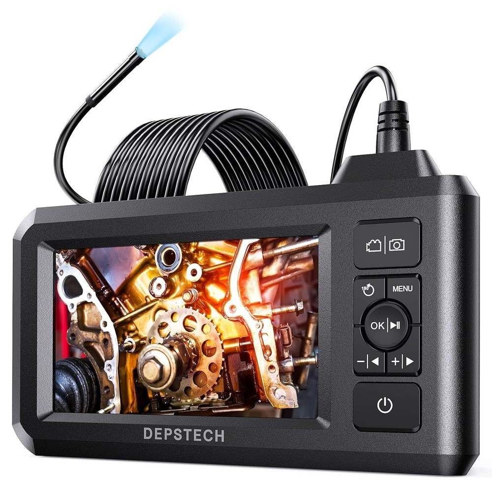 Advanced 5.5mm Borescope Camera with Lights & Photo Capture