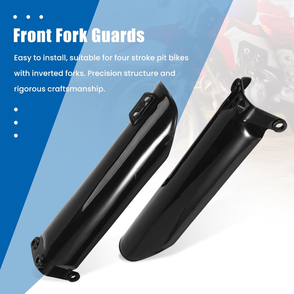 1Pair Motorcycle Front Fork Absorber Protector Covers Plastic Guards for2614