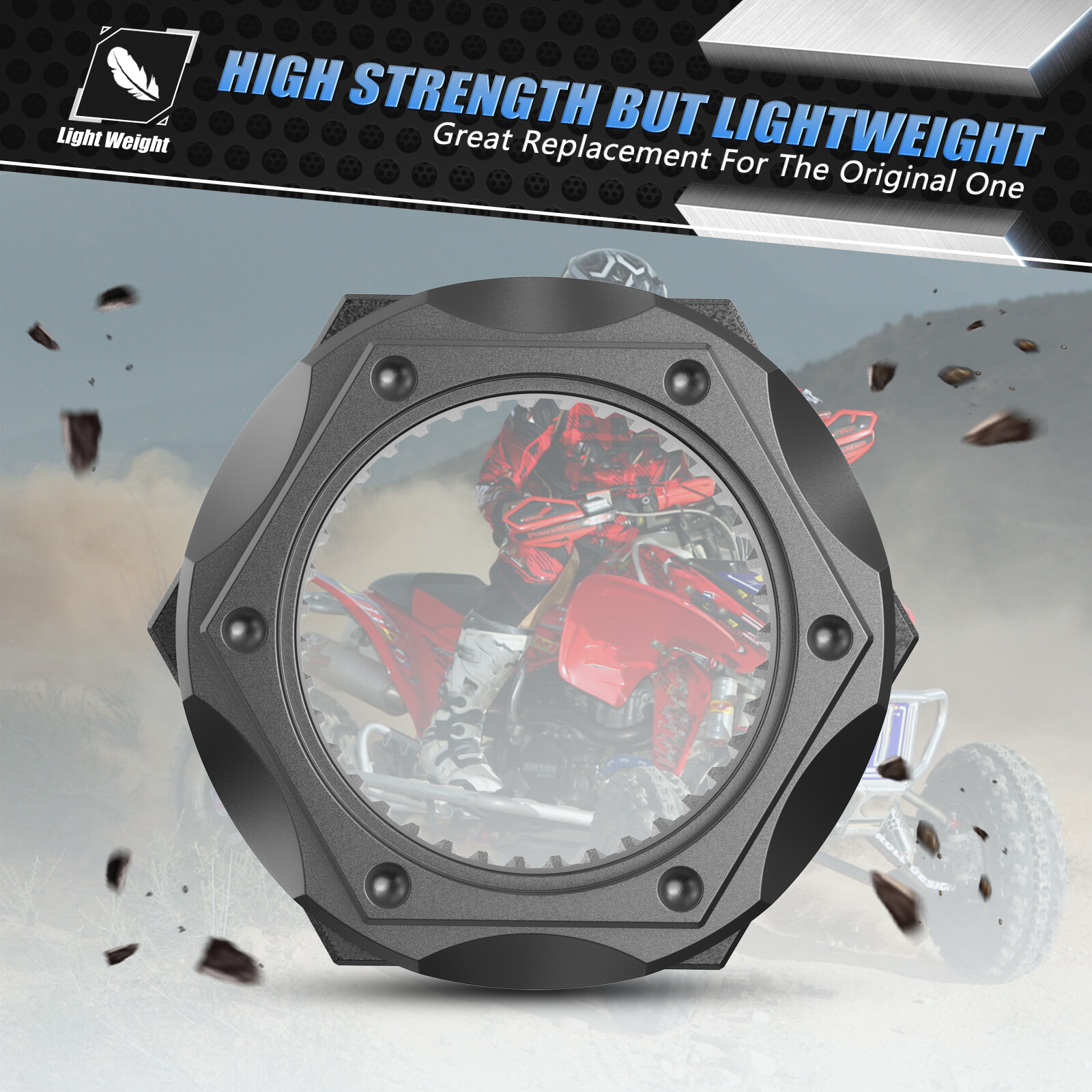 For Honda Sportrax TRX400EX TRX300EX Rear Axle Lock Nut Assembly 1999 2000-2008