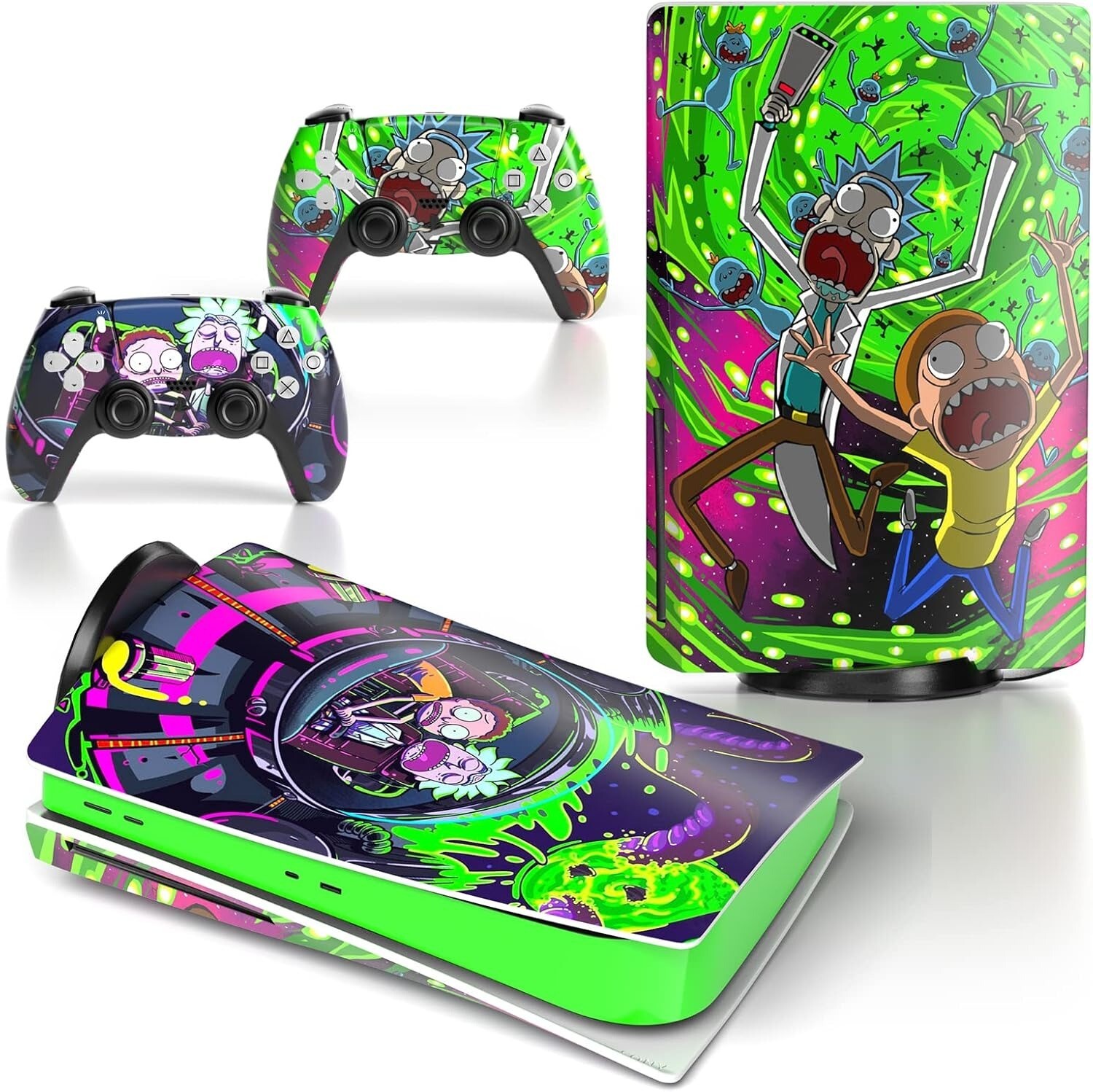 For PS5 Disc Edition Skin Vinyl Sticker Anime Playstation 5 Controller & Console