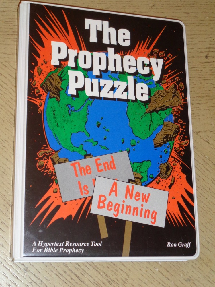 RARE 1996 2 3.5" Floppy Prophecy Puzzle Hypertext Resource Software 3.1 95 Graff
