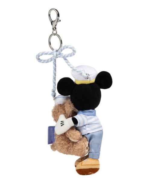 2026 Authentic Hongkong Disney Springtime Voyage Mickey & Duffy Plush Bag Charm